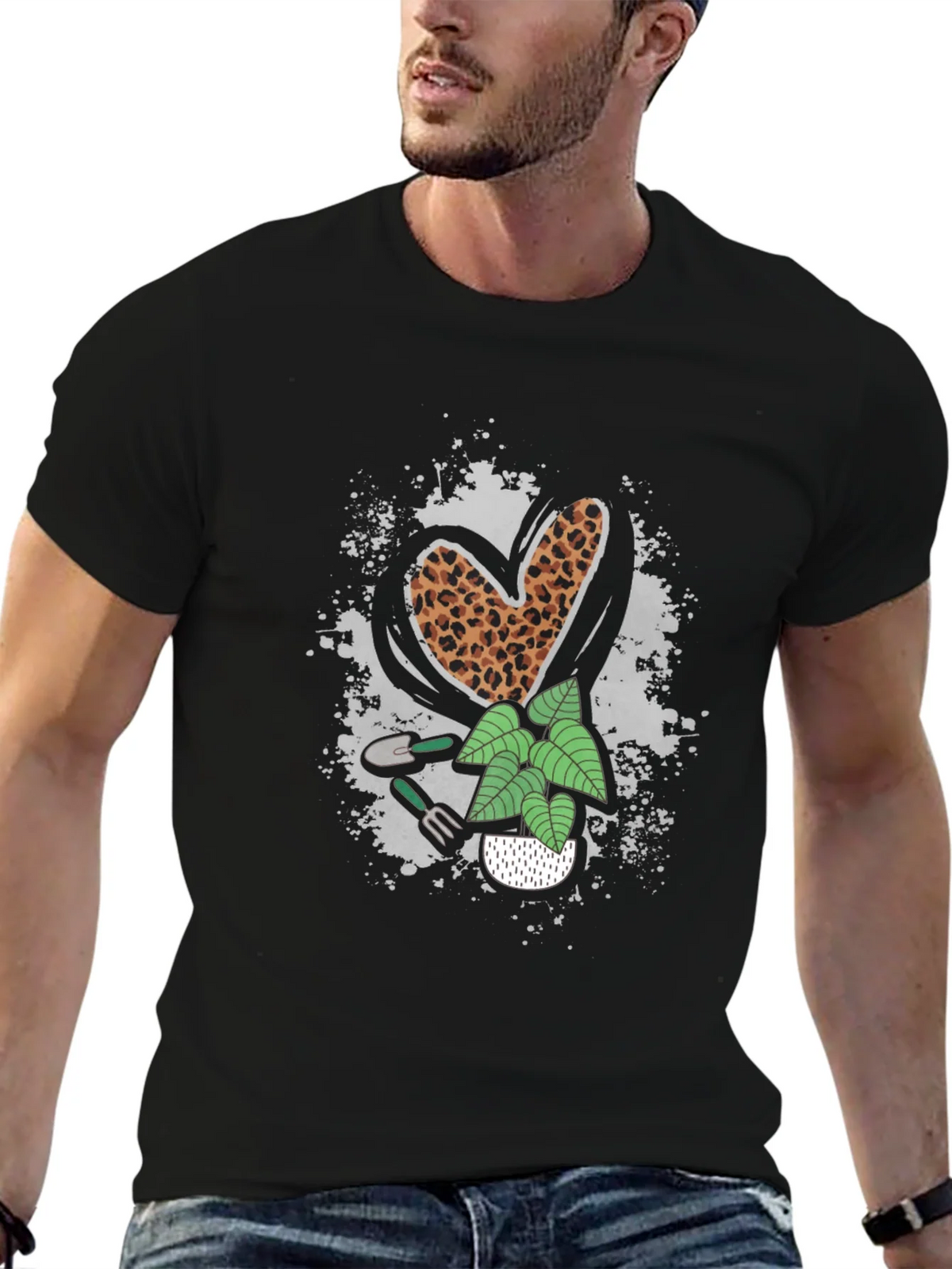Gardening Heart Tee - Leopard Print Lover! product image 6