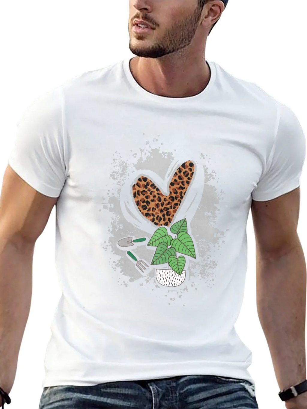 Gardening Heart Tee - Leopard Print Lover! product image 12