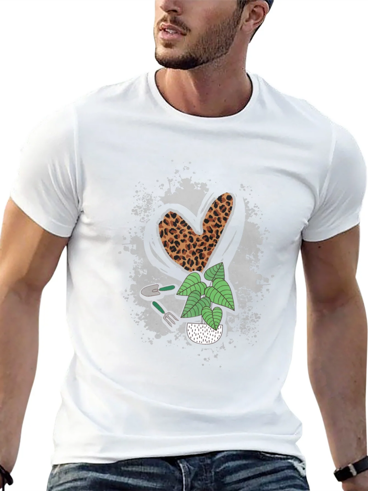 Gardening Heart Tee - Leopard Print Lover! product image 12