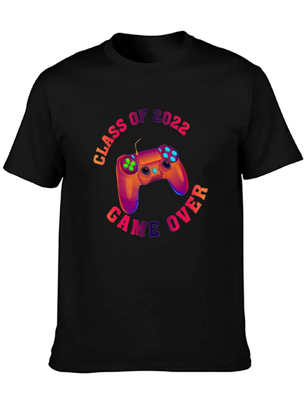 Class of 2022 Game Over Black T-Shirt product image 3