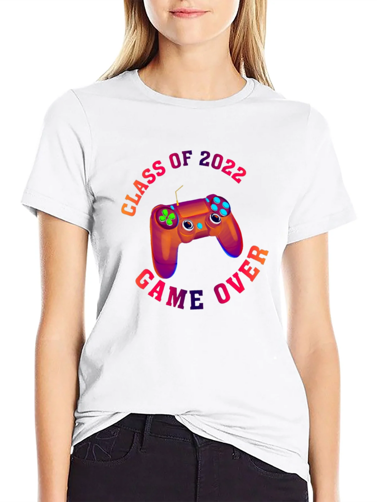 Class of 2022 Game Over Black T-Shirt product image 8