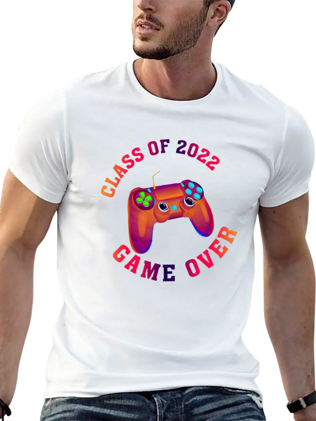 Class of 2022 Game Over Black T-Shirt product image 12