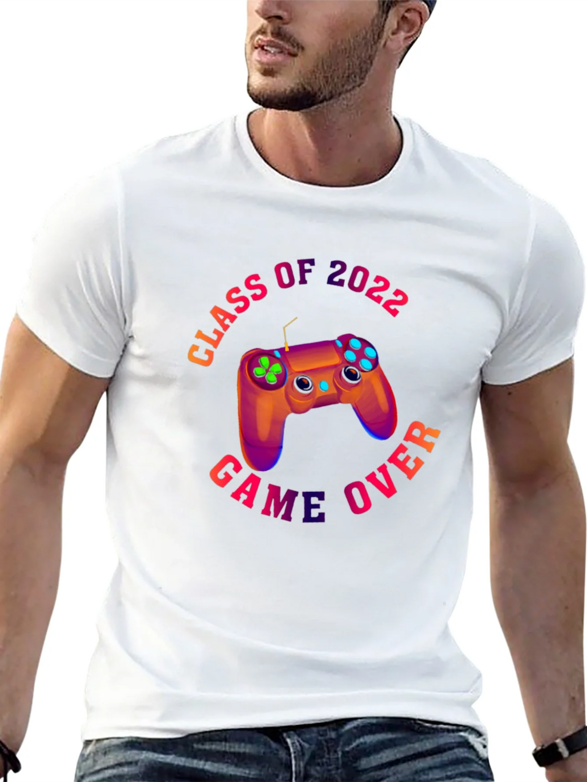 Class of 2022 Game Over Black T-Shirt product image 12
