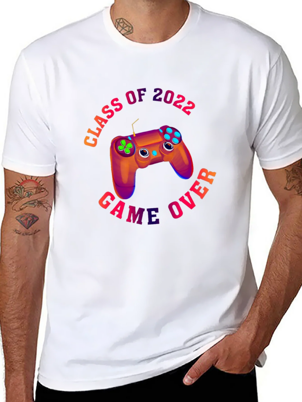 Class of 2022 Game Over Black T-Shirt product image 7