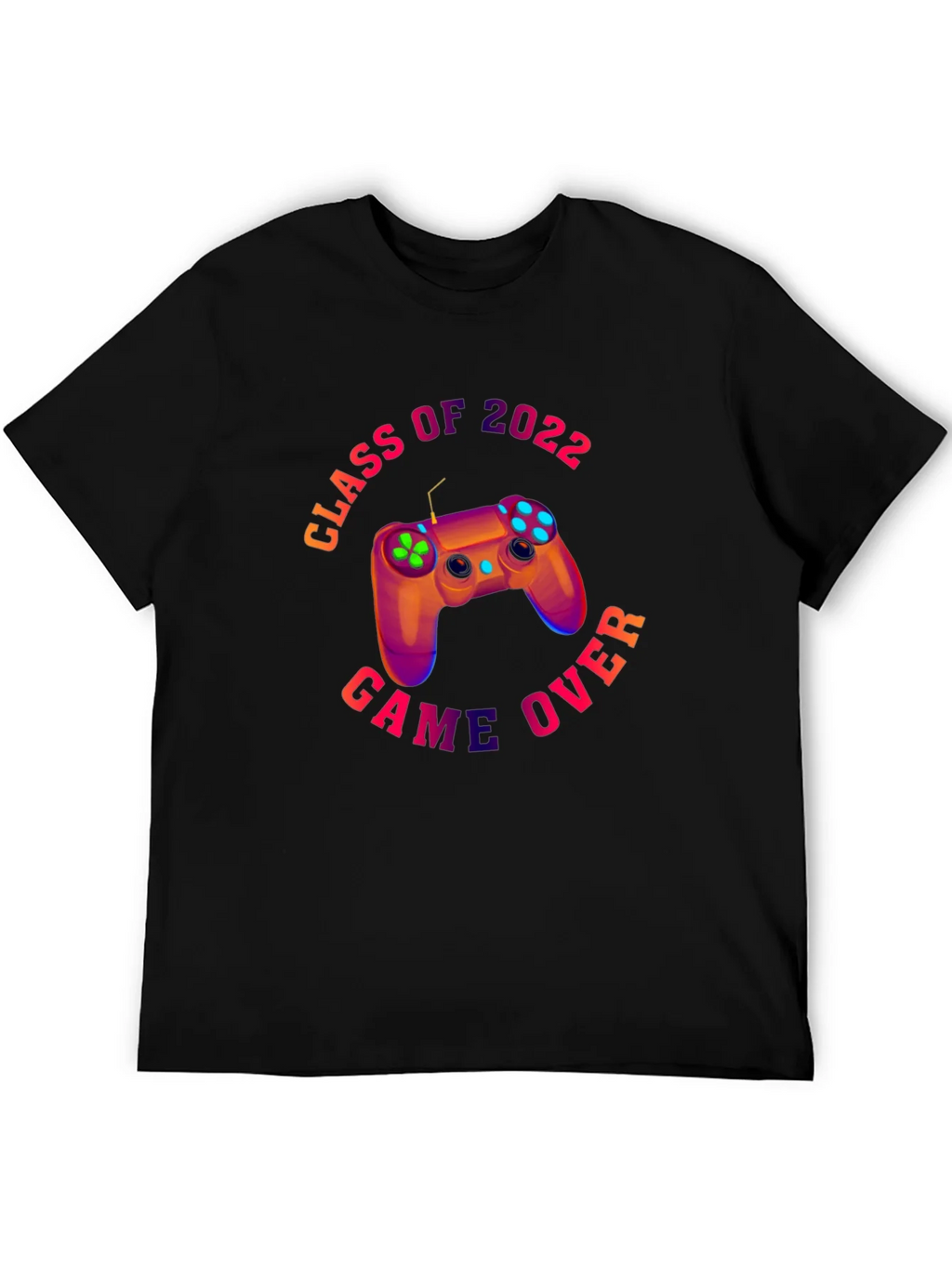 Class of 2022 Game Over Black T-Shirt product image 5
