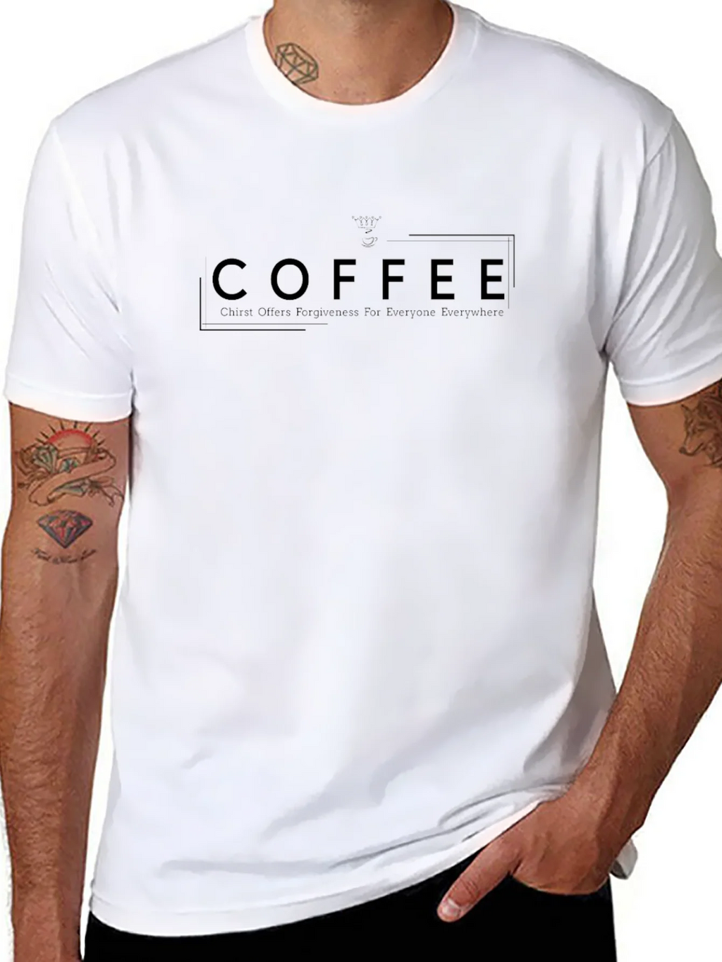Coffee Offers Forgiveness T-Shirt product image 7
