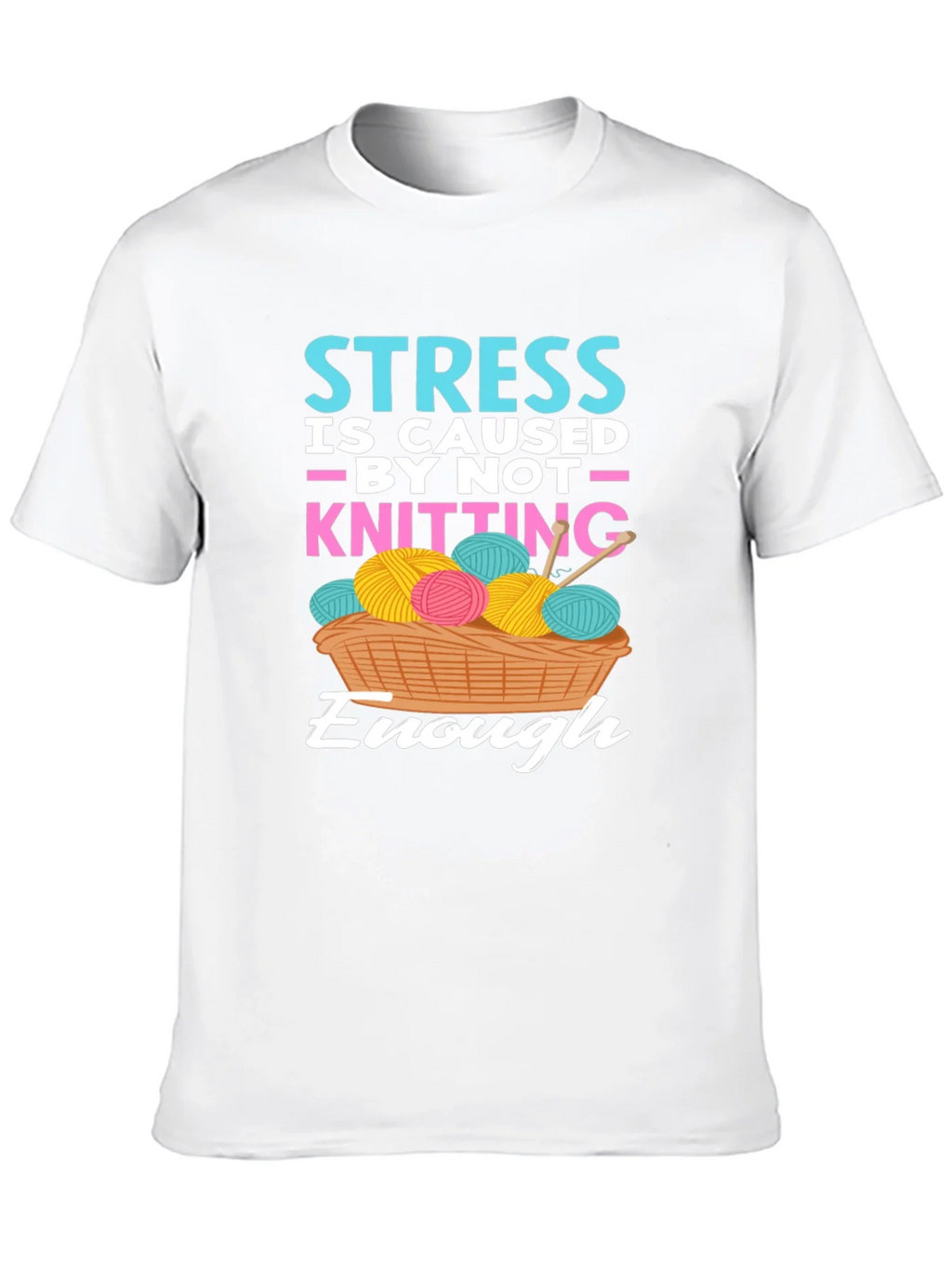 Knitting Lovers T-Shirt - Stress Relief Design product image 2