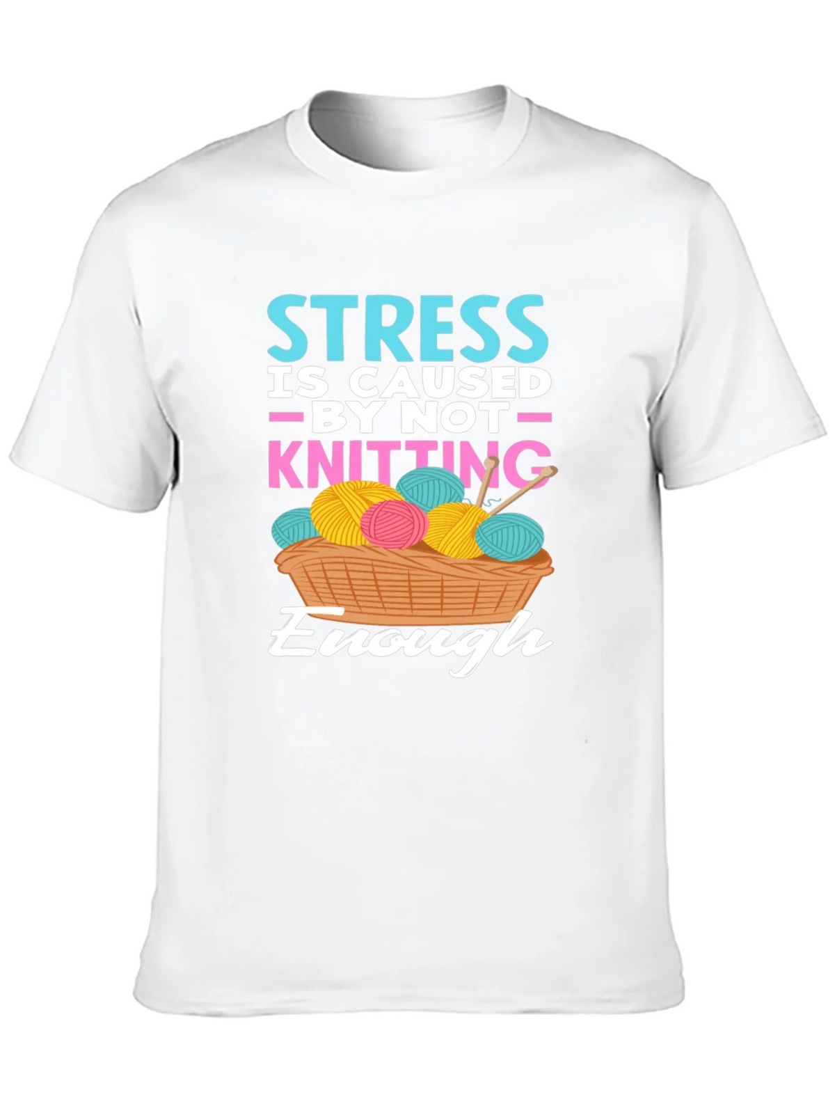Knitting Lovers T-Shirt - Stress Relief Design product image 2