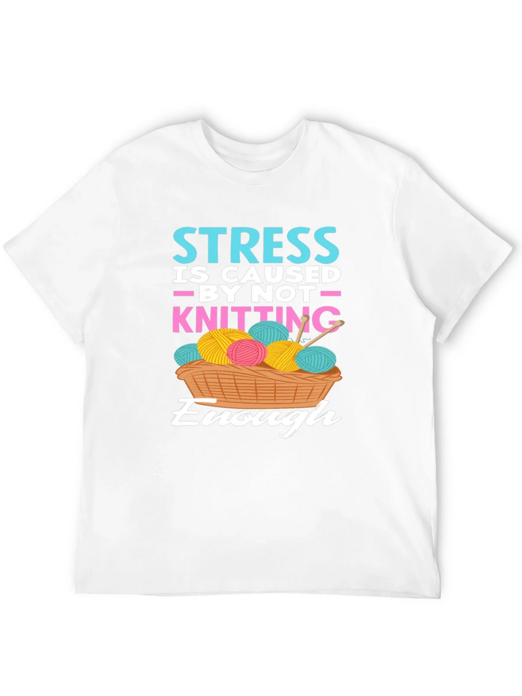 Knitting Lovers T-Shirt - Stress Relief Design product image 3