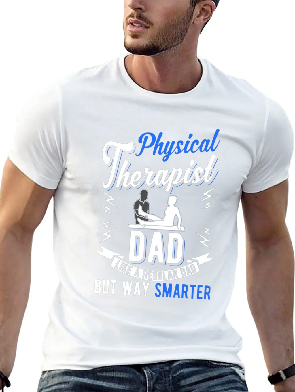 Physical Therapist Dad T-Shirt - Smarter Than Regular product image 10