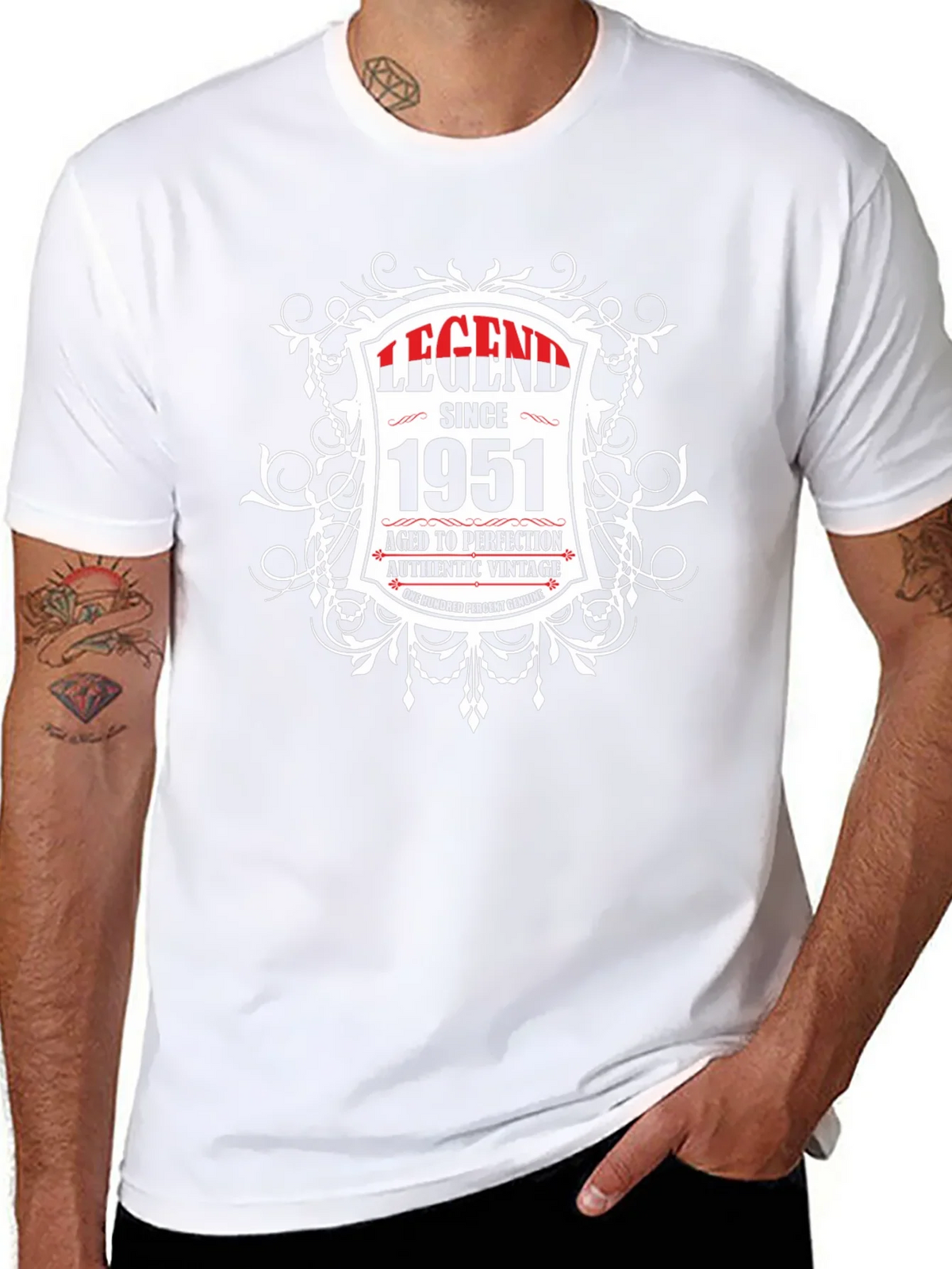 Legend Since 1951 Aged To Perfection Black T-Shirt product image 7