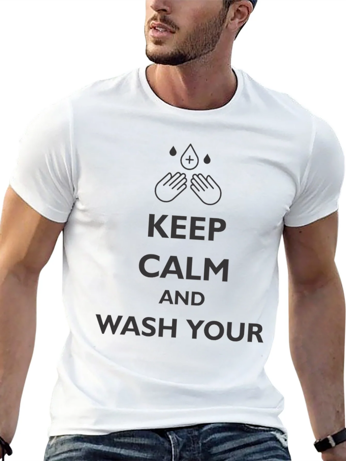 Keep Calm Wash Your Hands T-Shirt product image 12
