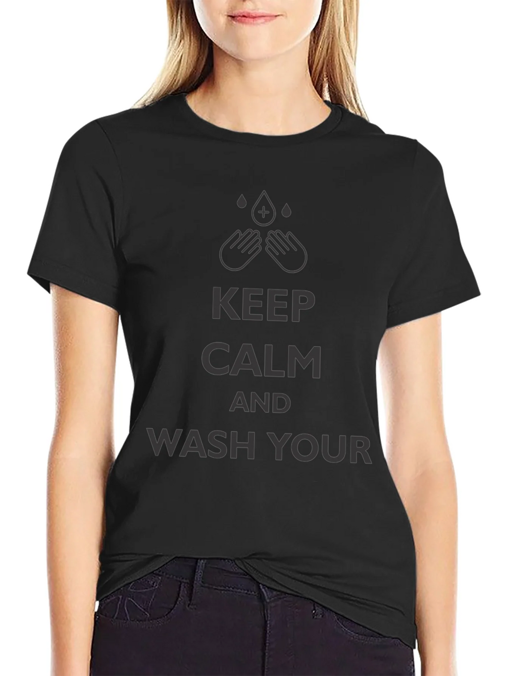 Keep Calm Wash Your Hands T-Shirt product image 2