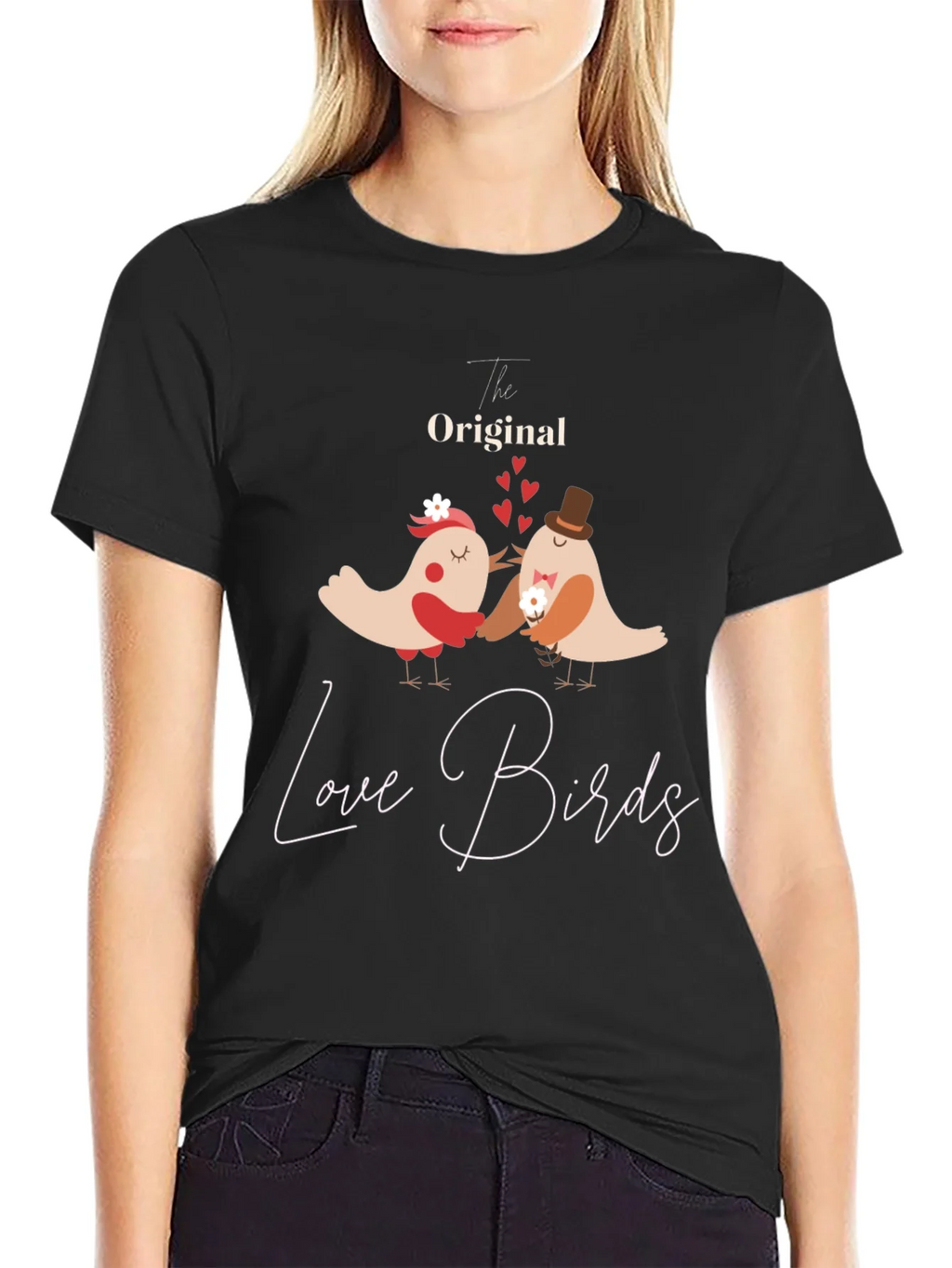 Original Love Birds Graphic T-Shirt product image 1