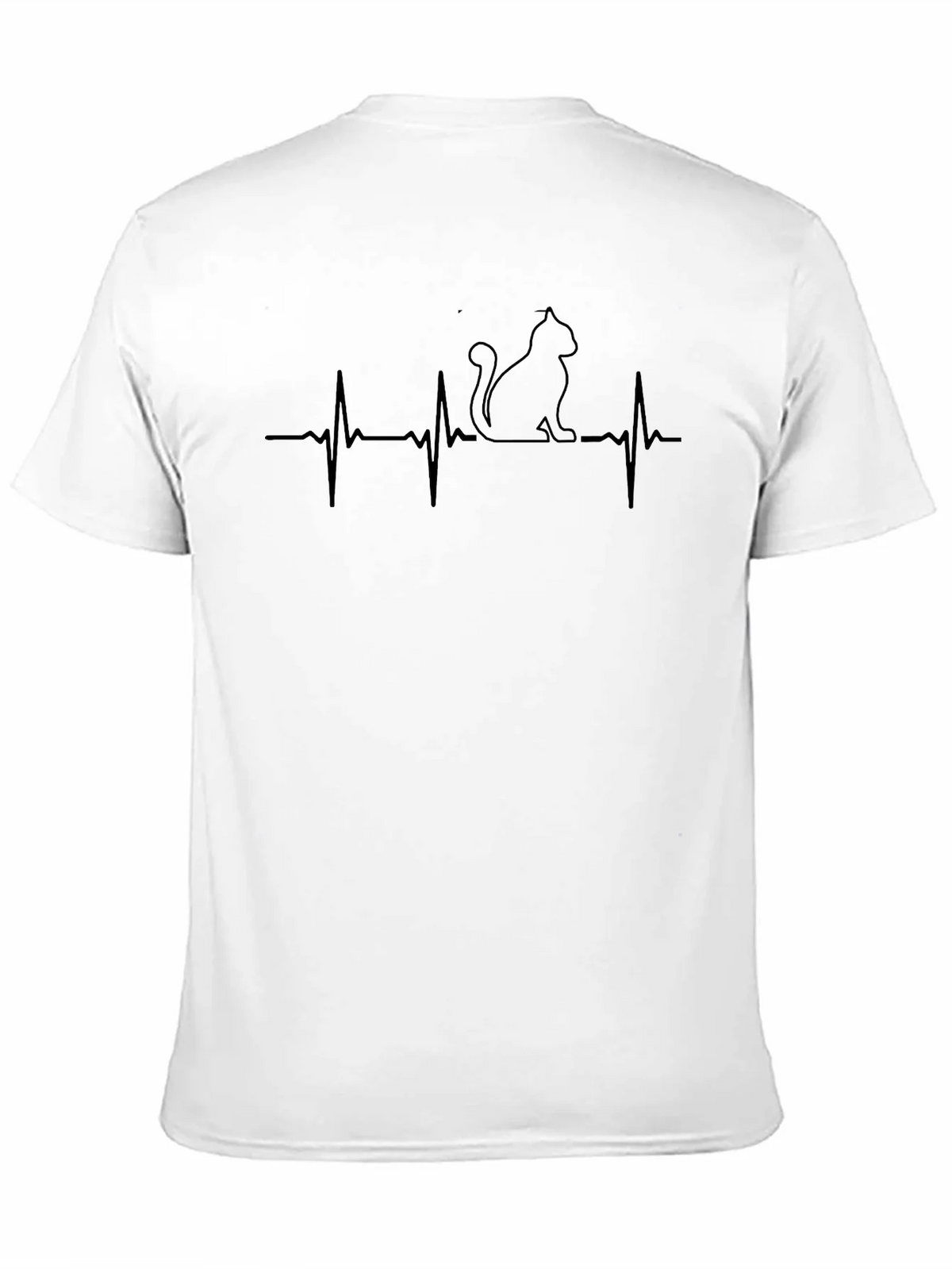 Cat Heartbeat T-Shirt - Purrfect for Lovers product image 10