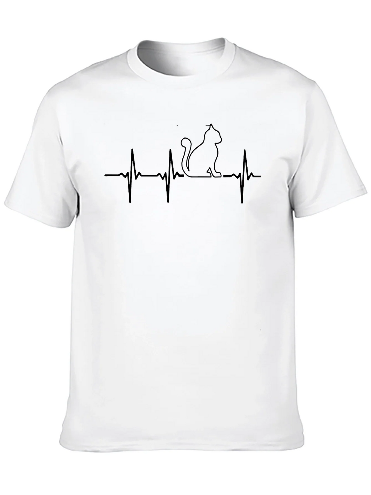 Cat Heartbeat T-Shirt - Purrfect for Lovers product image 9