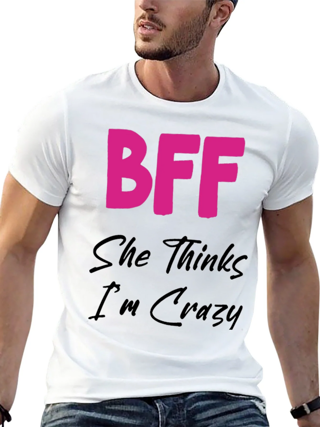 BFF Crazy Graphic Tee - Best Friends Forever Shirt product image 12