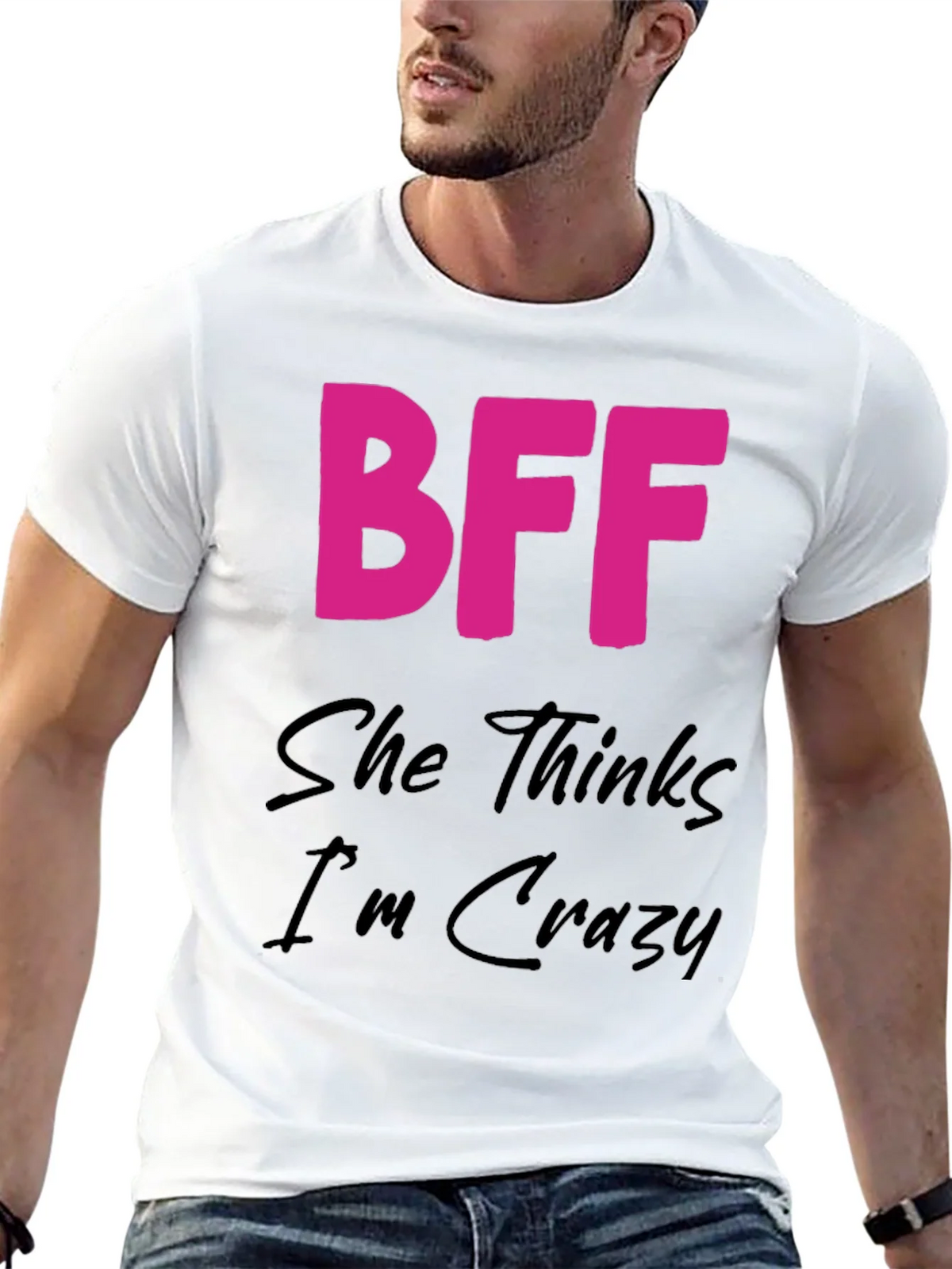 BFF Crazy Graphic Tee - Best Friends Forever Shirt product image 12