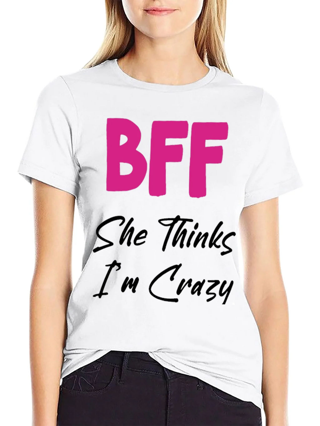 BFF Crazy Graphic Tee - Best Friends Forever Shirt product image 8