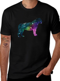 Galaxy Tiger Graphic Black Tee product image 1