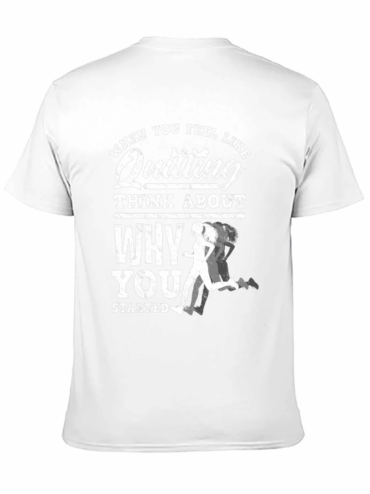 Motivational Running T-Shirt: Dont Quit! product image 10