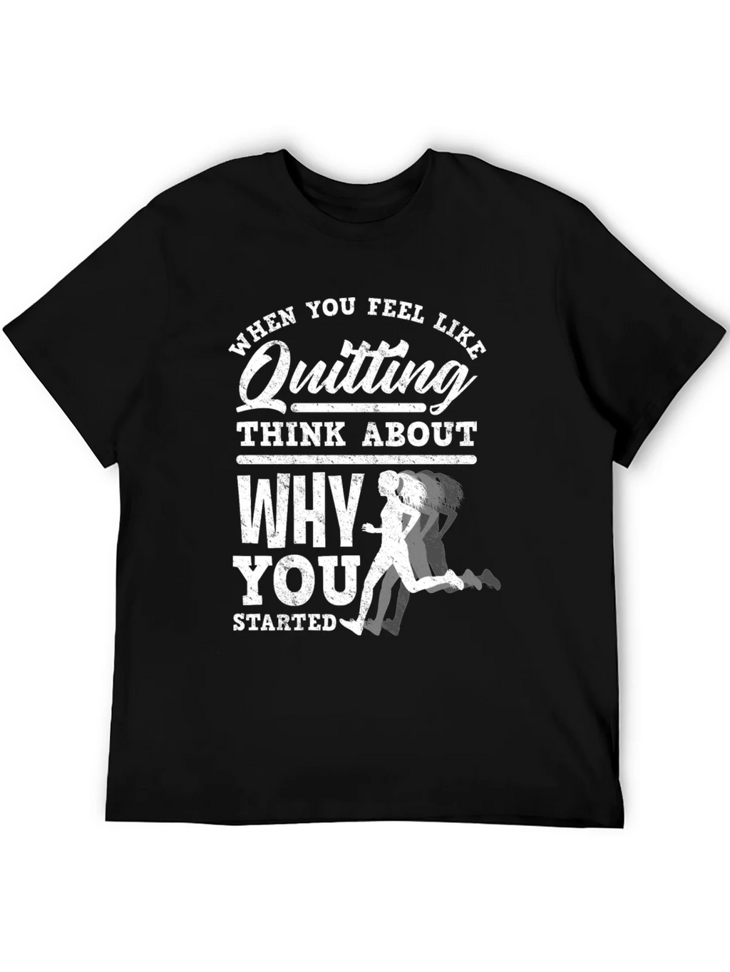 Motivational Running T-Shirt: Dont Quit! product image 5