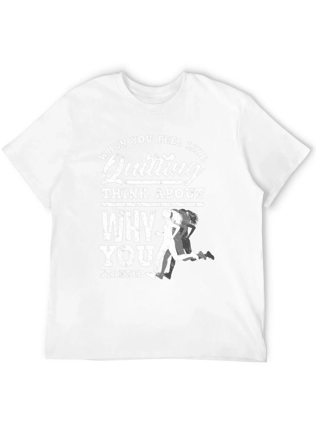 Motivational Running T-Shirt: Dont Quit! product image 11