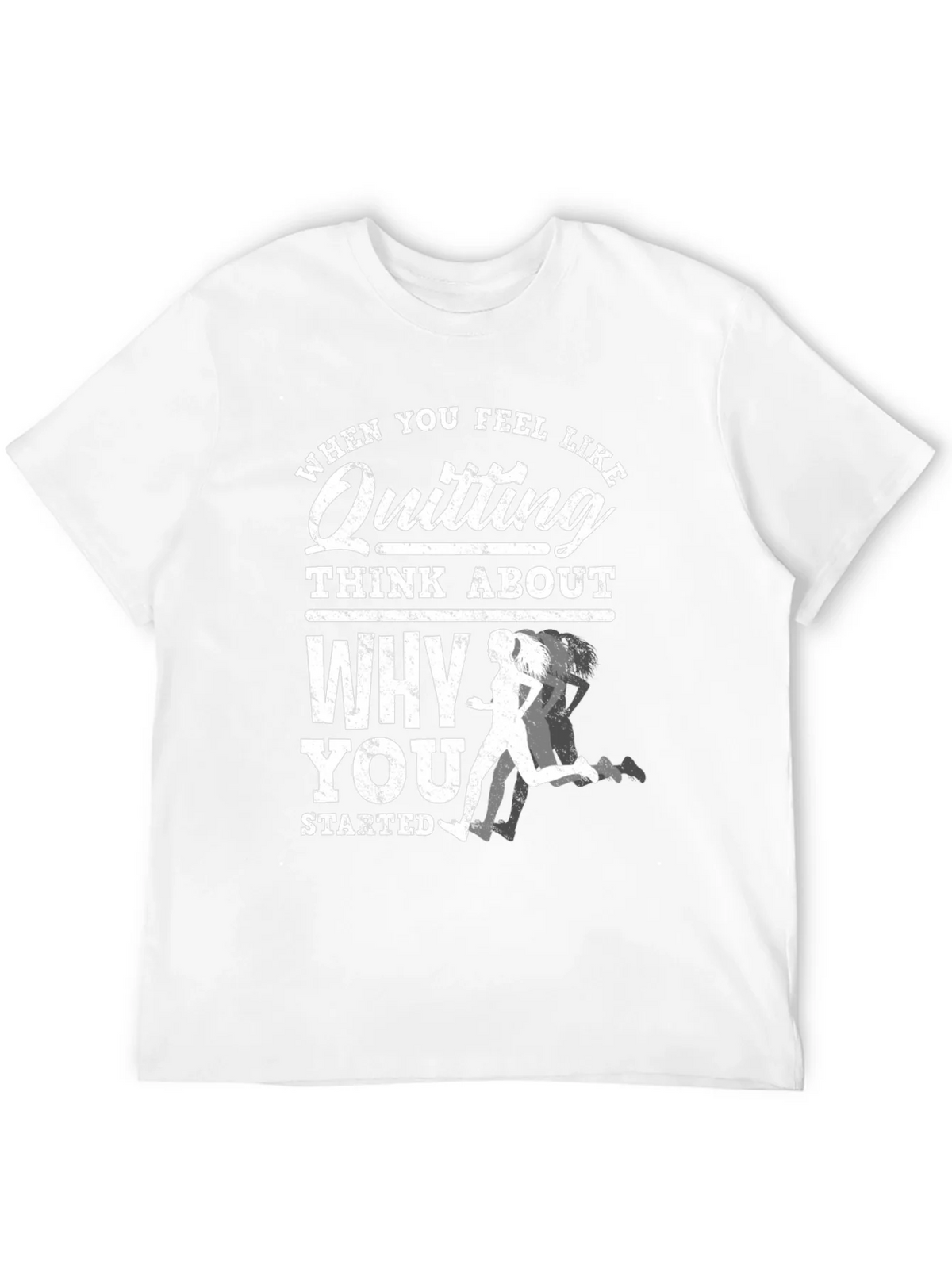 Motivational Running T-Shirt: Dont Quit! product image 11
