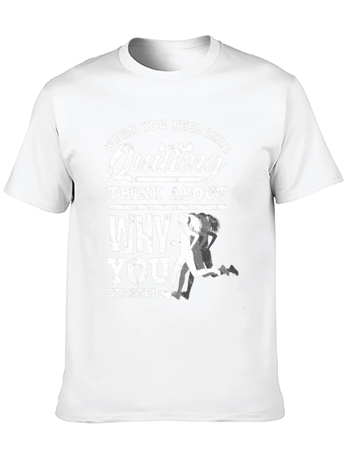 Motivational Running T-Shirt: Dont Quit! product image 9