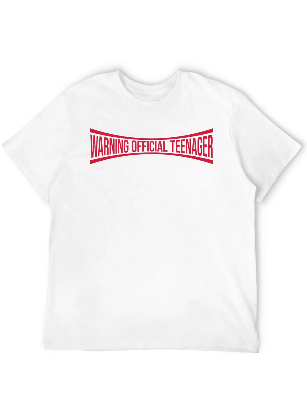 Warning Official Teenager T-Shirt - Black Cotton Tee product image 11