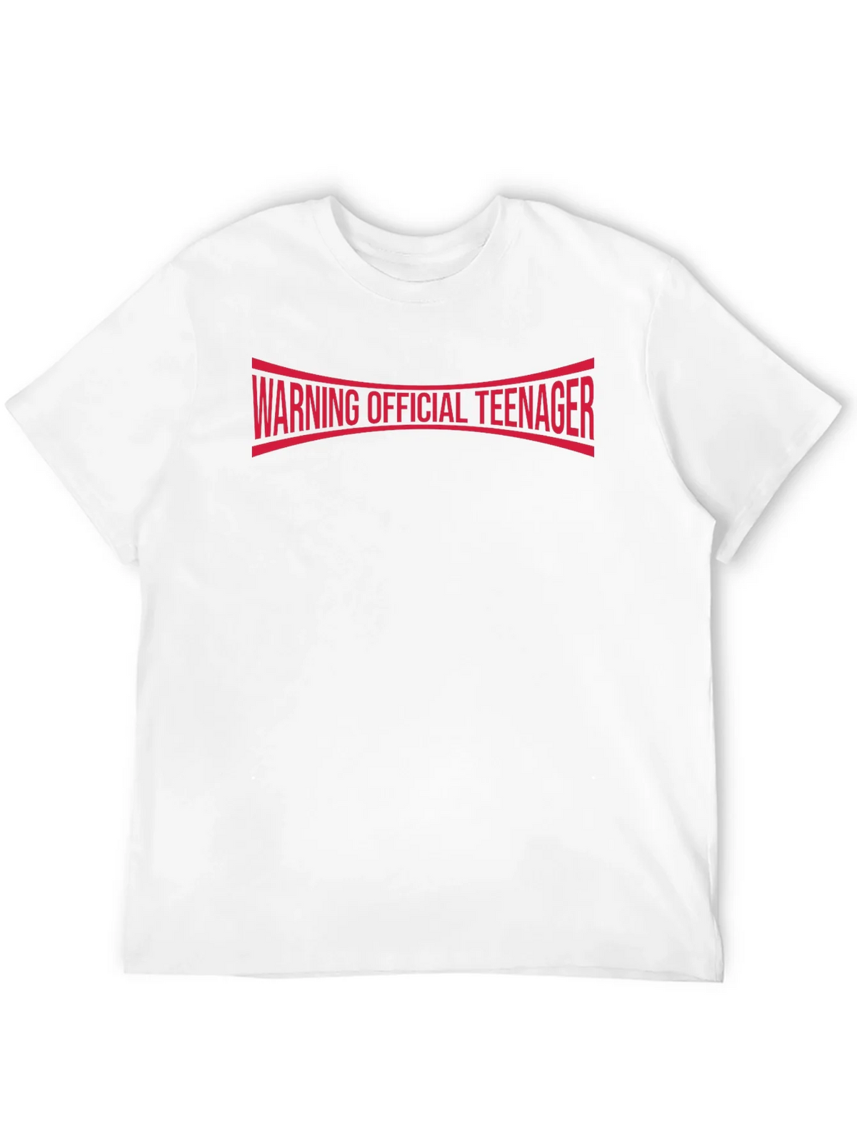 Warning Official Teenager T-Shirt - Black Cotton Tee product image 11