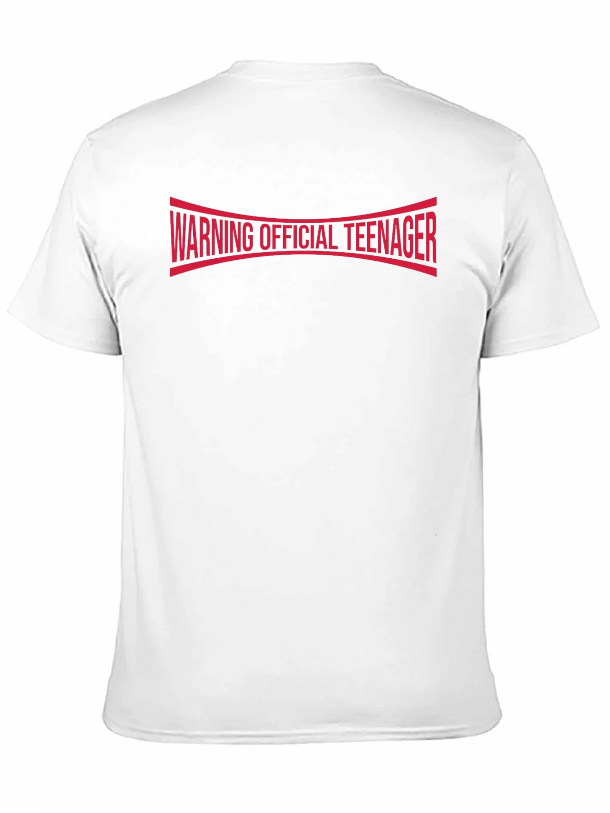 Warning Official Teenager T-Shirt - Black Cotton Tee product image 10