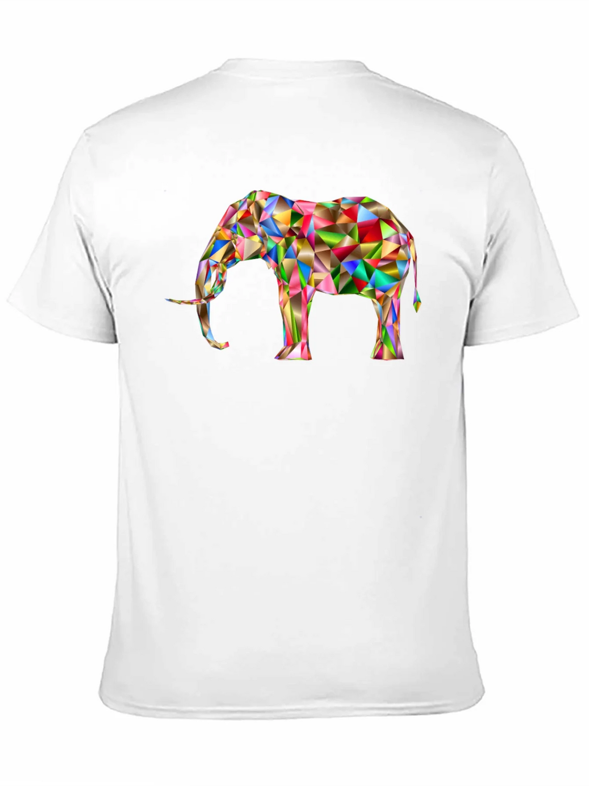 Geometric Elephant Graphic Tee - Modern Art Shirt product image 10