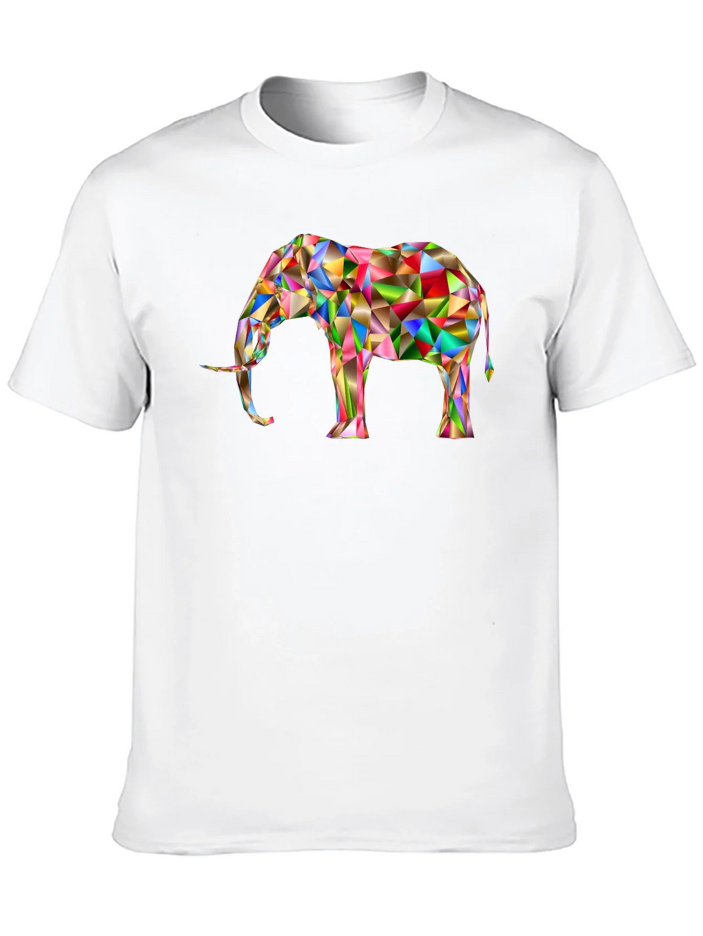 Geometric Elephant Graphic Tee - Modern Art Shirt product image 9