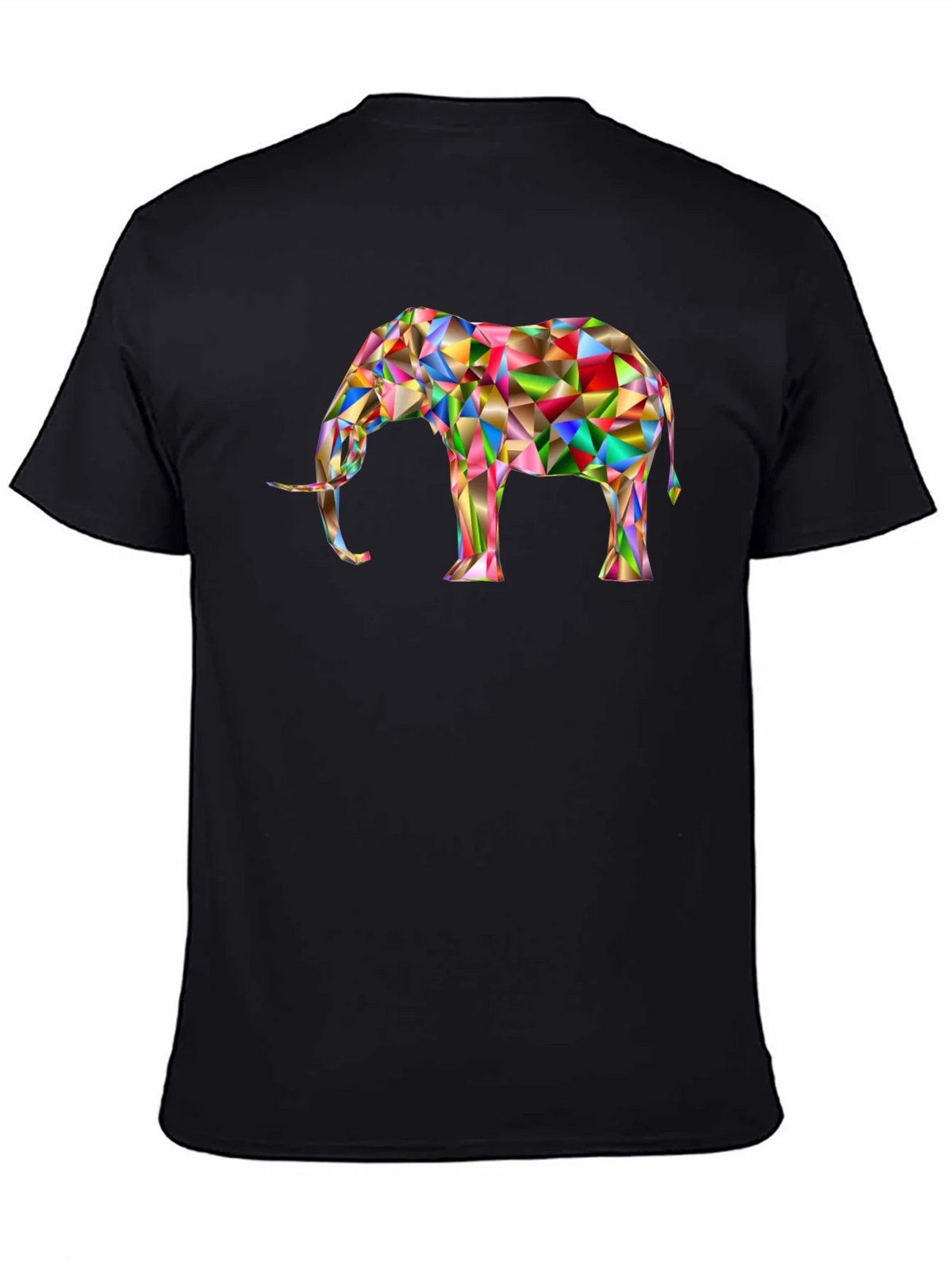 Geometric Elephant Graphic Tee - Modern Art Shirt product image 4