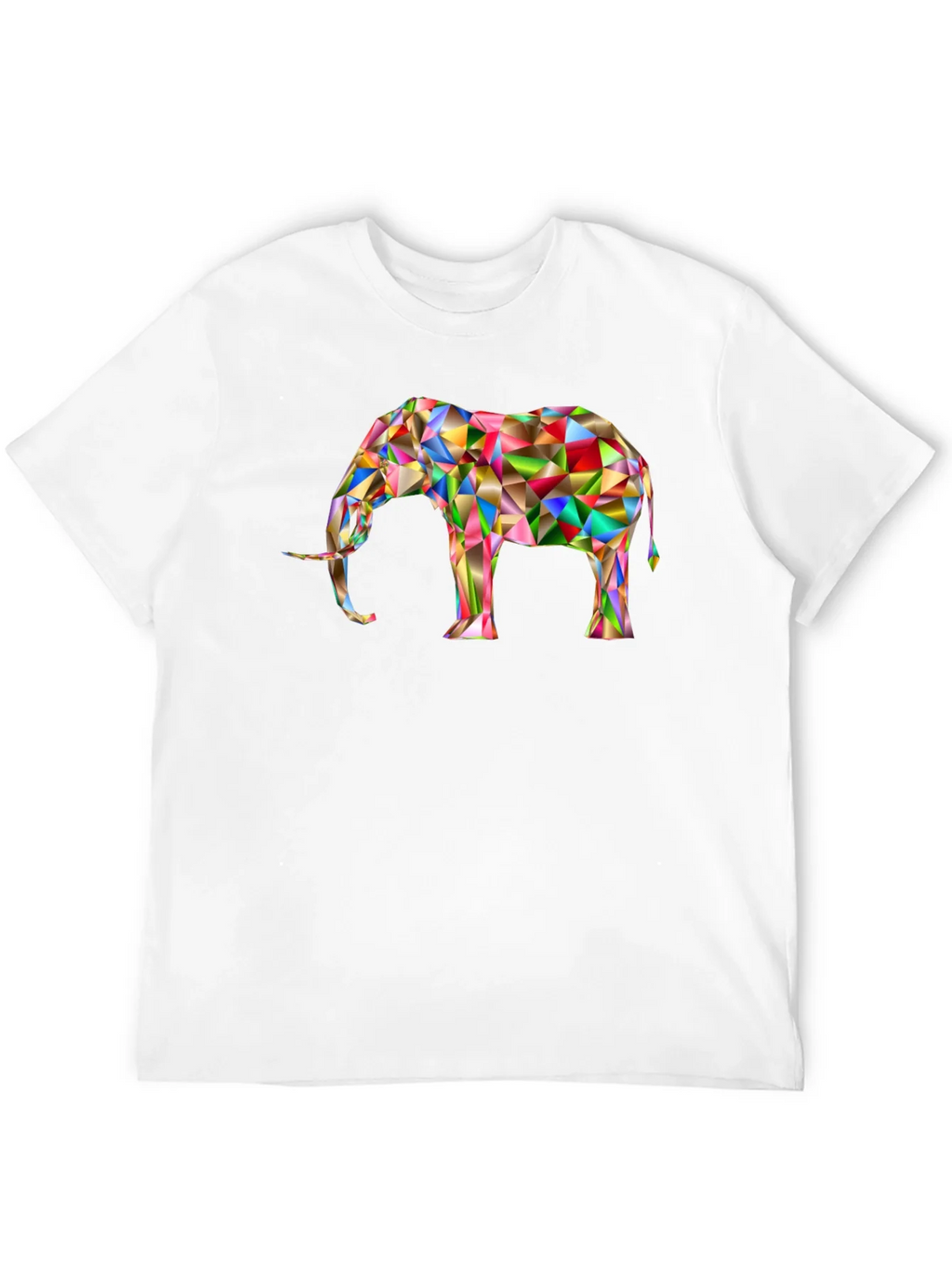 Geometric Elephant Graphic Tee - Modern Art Shirt product image 11