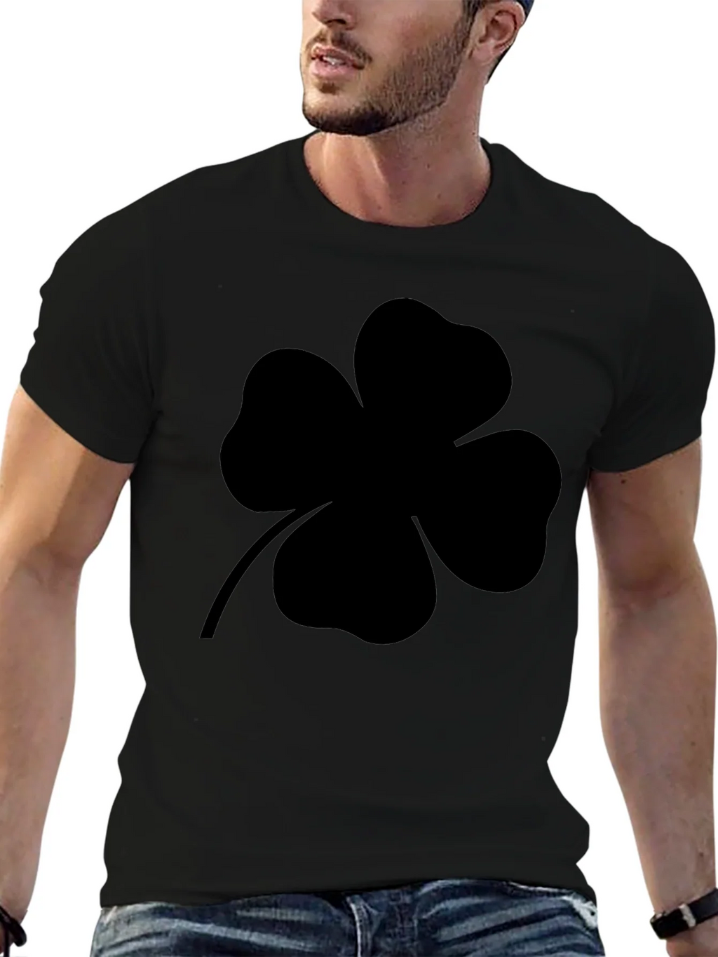 Black Clover T-Shirt - Lucky Four Leaf Design product image 6