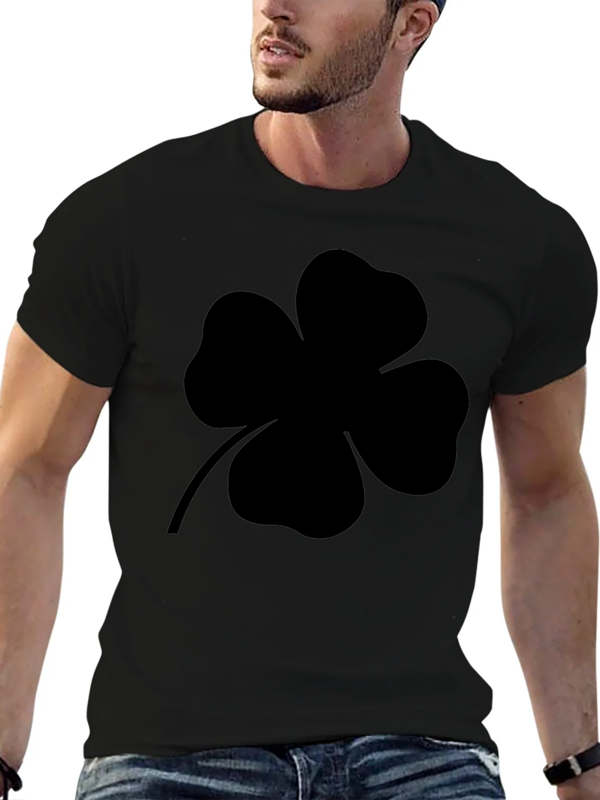 Black Clover T-Shirt - Lucky Four Leaf Design product image 6