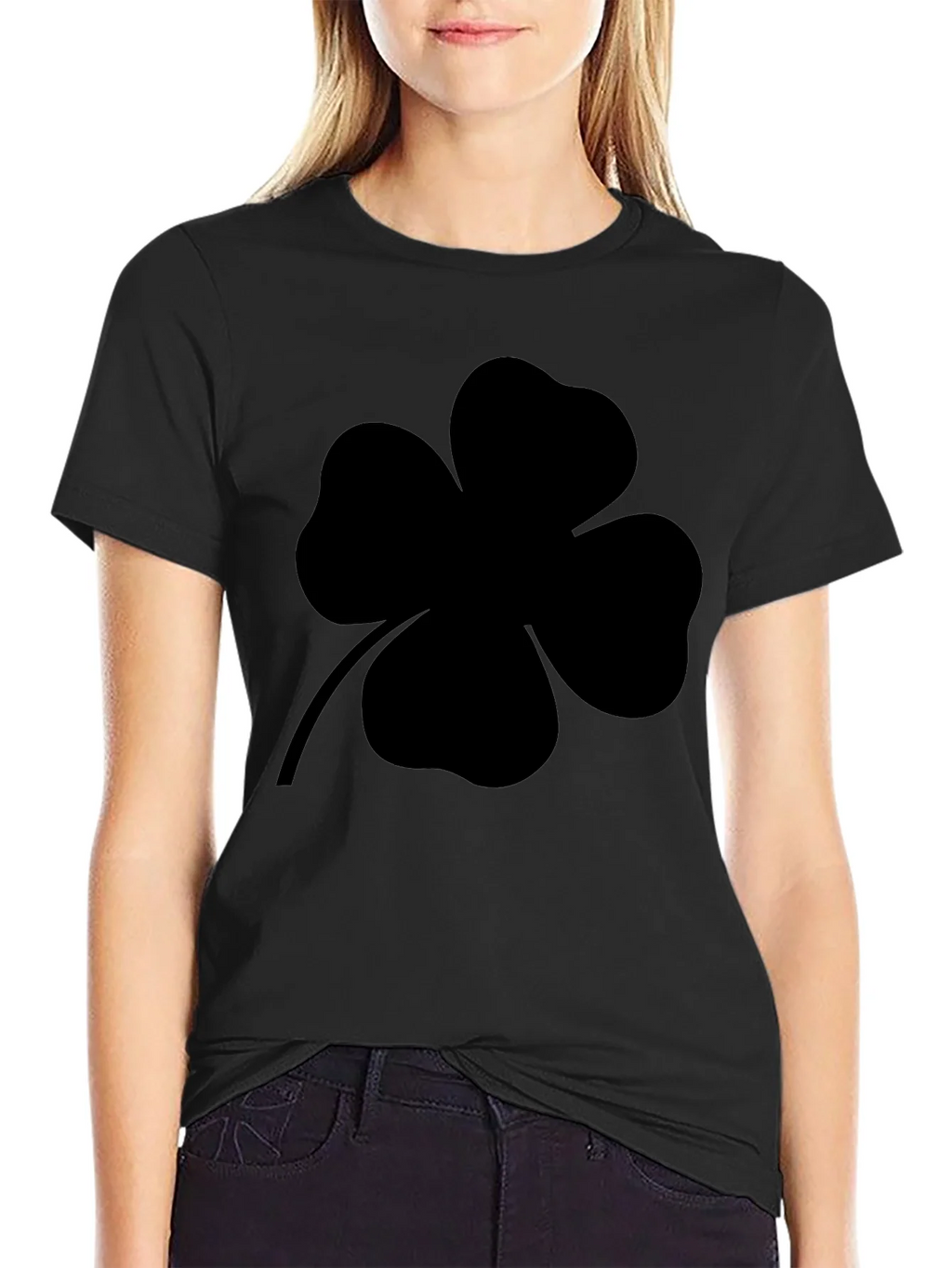 Black Clover T-Shirt - Lucky Four Leaf Design product image 2
