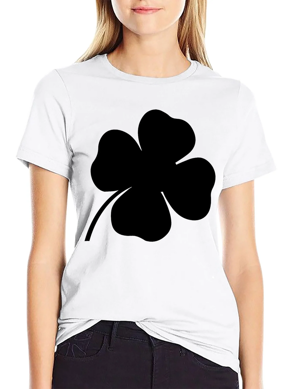 Black Clover T-Shirt - Lucky Four Leaf Design product image 8