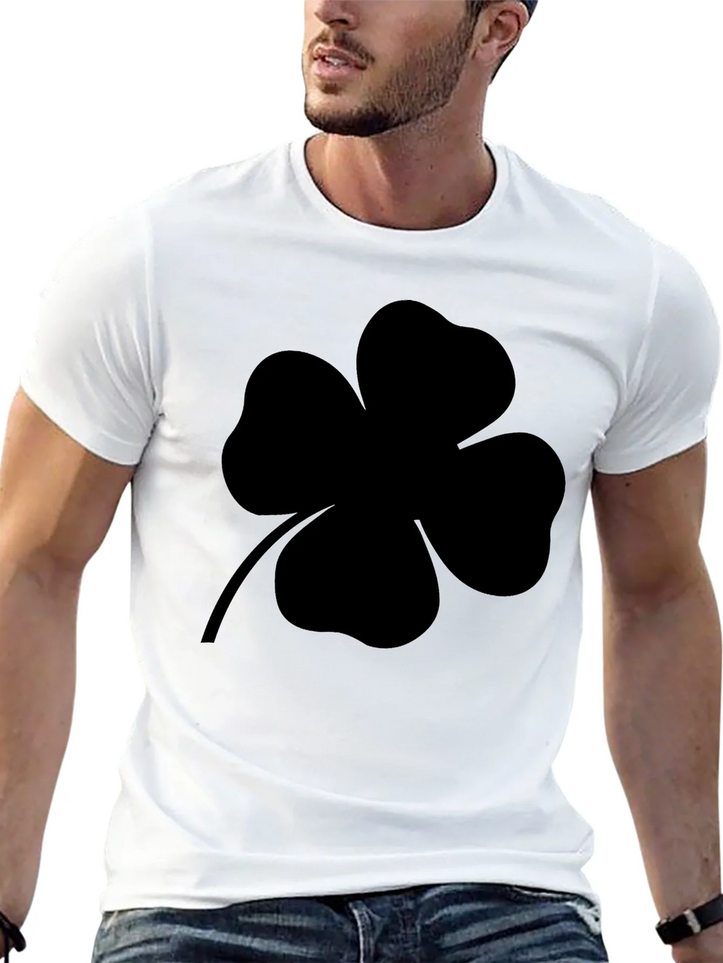 Black Clover T-Shirt - Lucky Four Leaf Design product image 12