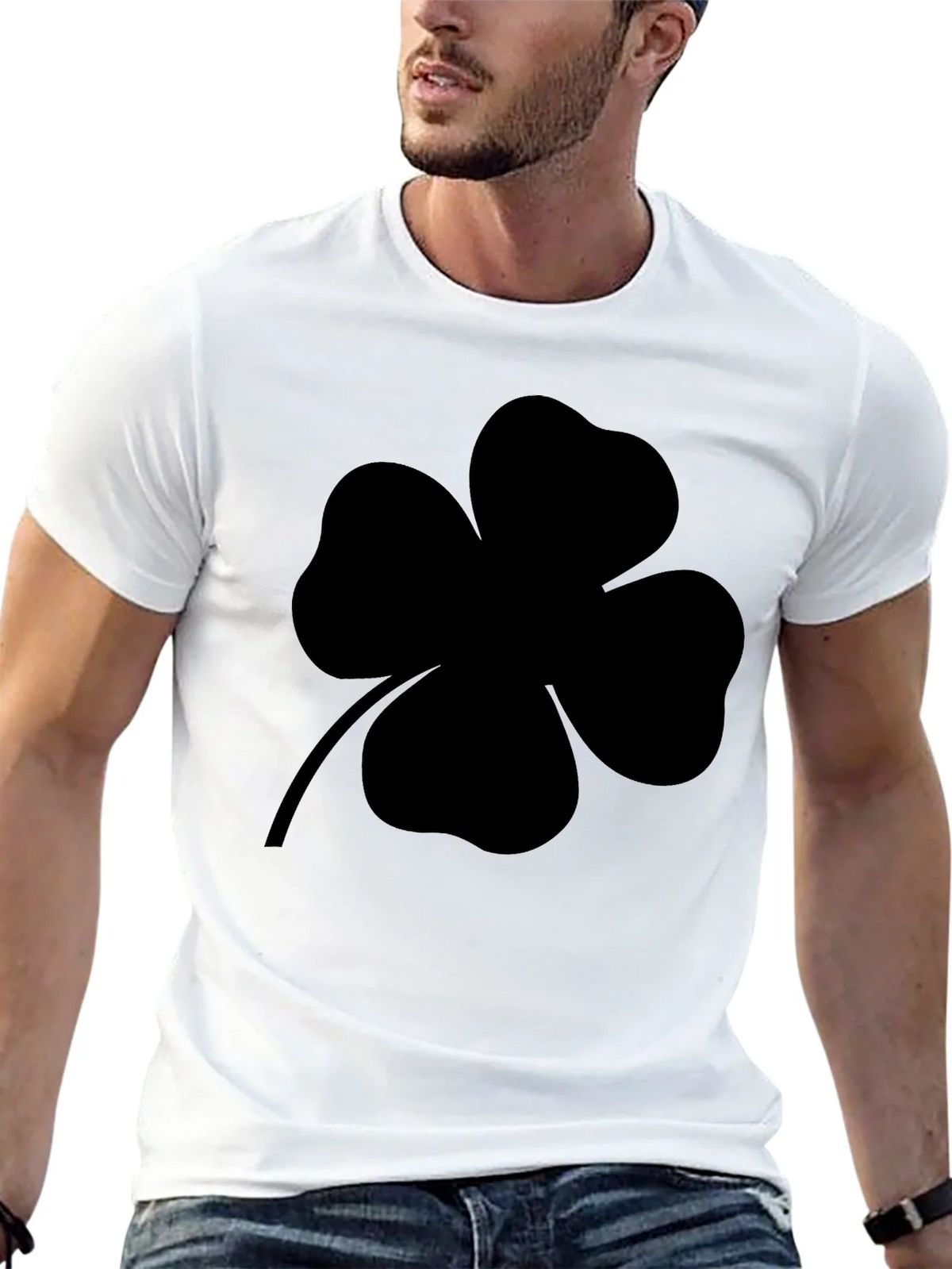 Black Clover T-Shirt - Lucky Four Leaf Design product image 12
