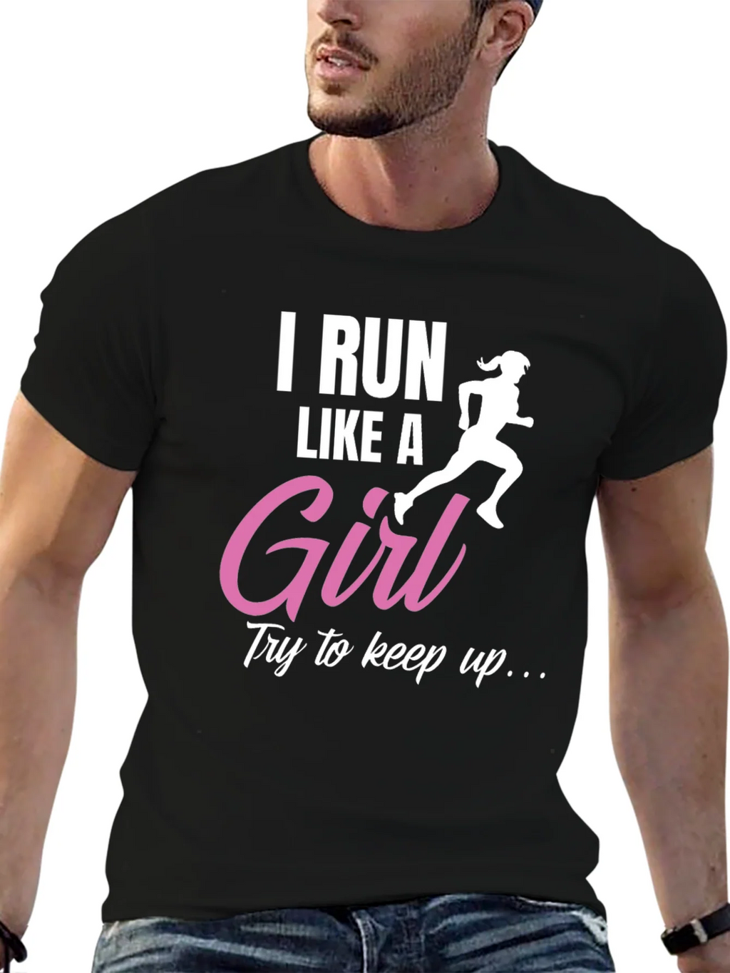 I Run Like a Girl T-Shirt - Running Gift for Her product image 6