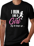 I Run Like a Girl T-Shirt - Running Gift for Her product image 1