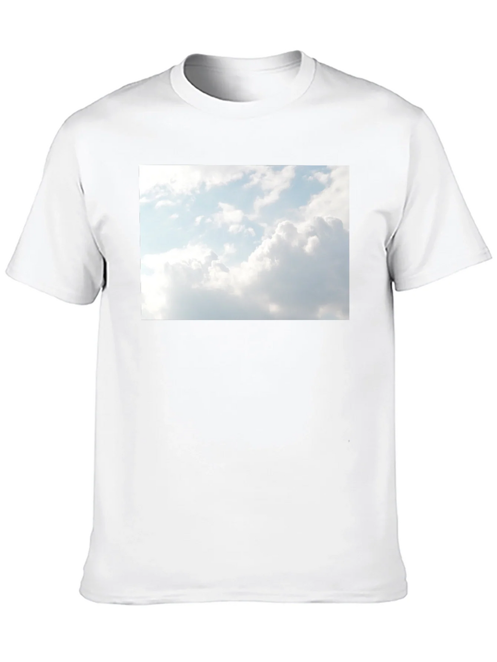 Sky Graphic Black Tee - Cotton Blend Comfort product image 9