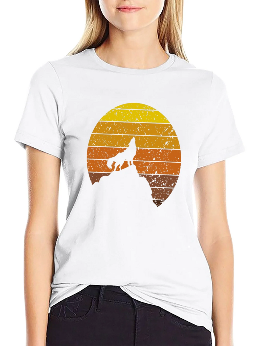 Wolf Sunset Graphic Tee - Unisex product image 8