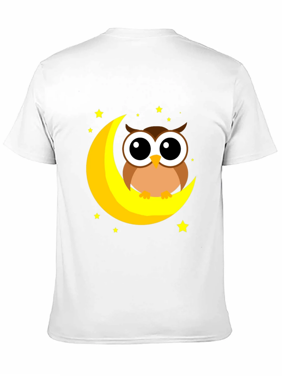 Cute Owl on Moon Graphic Tee product image 10