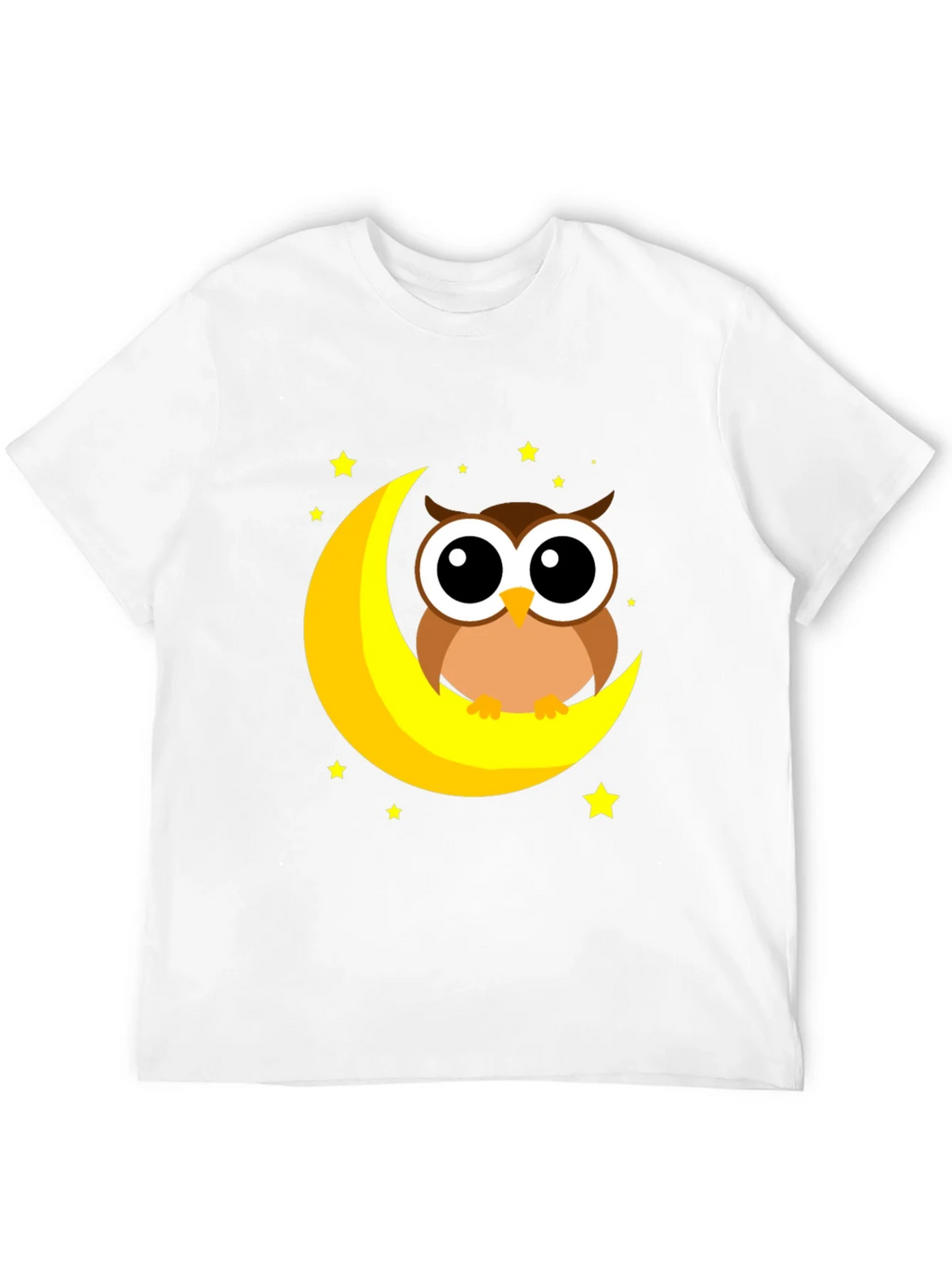 Cute Owl on Moon Graphic Tee product image 11