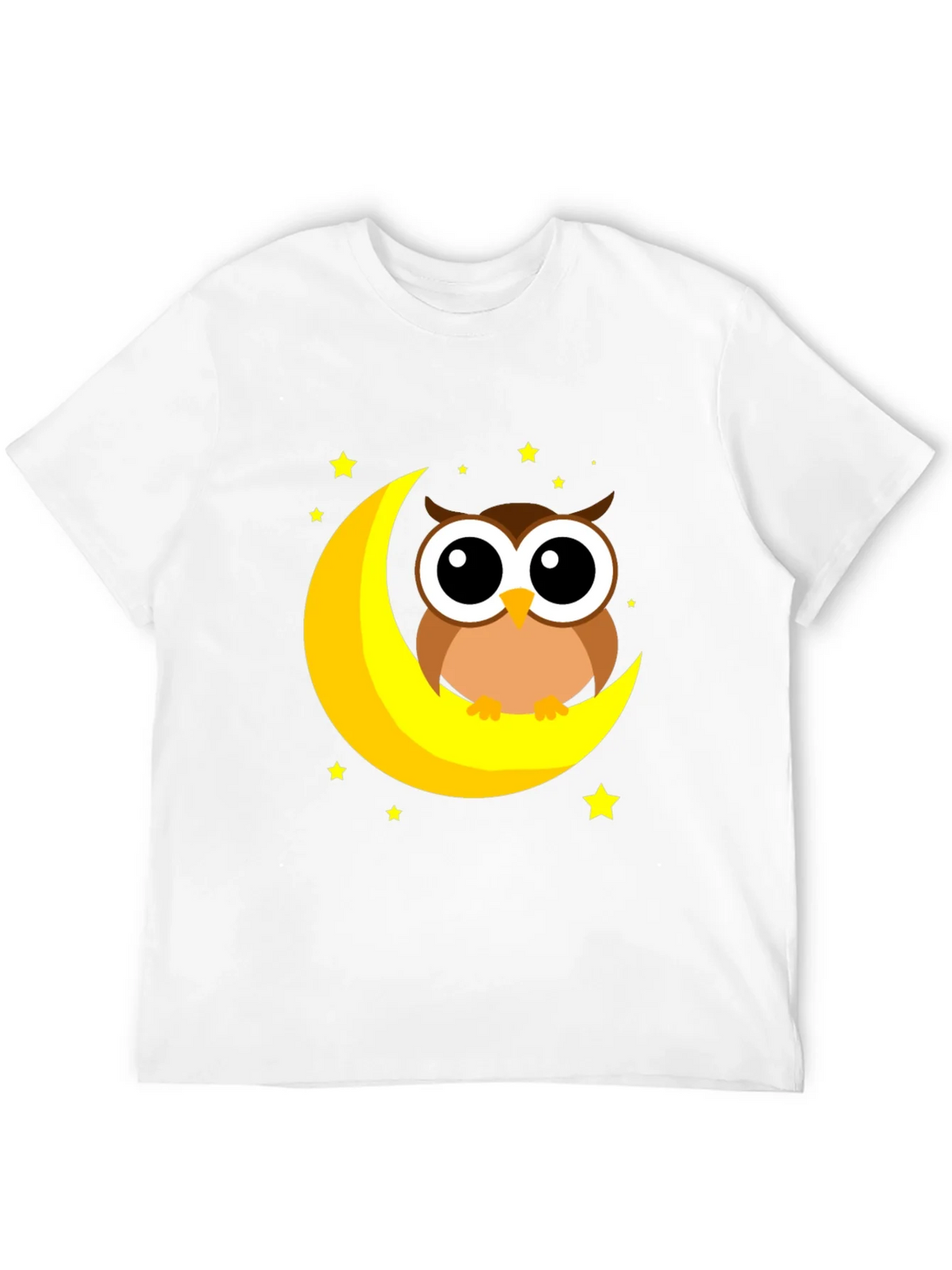 Cute Owl on Moon Graphic Tee product image 11