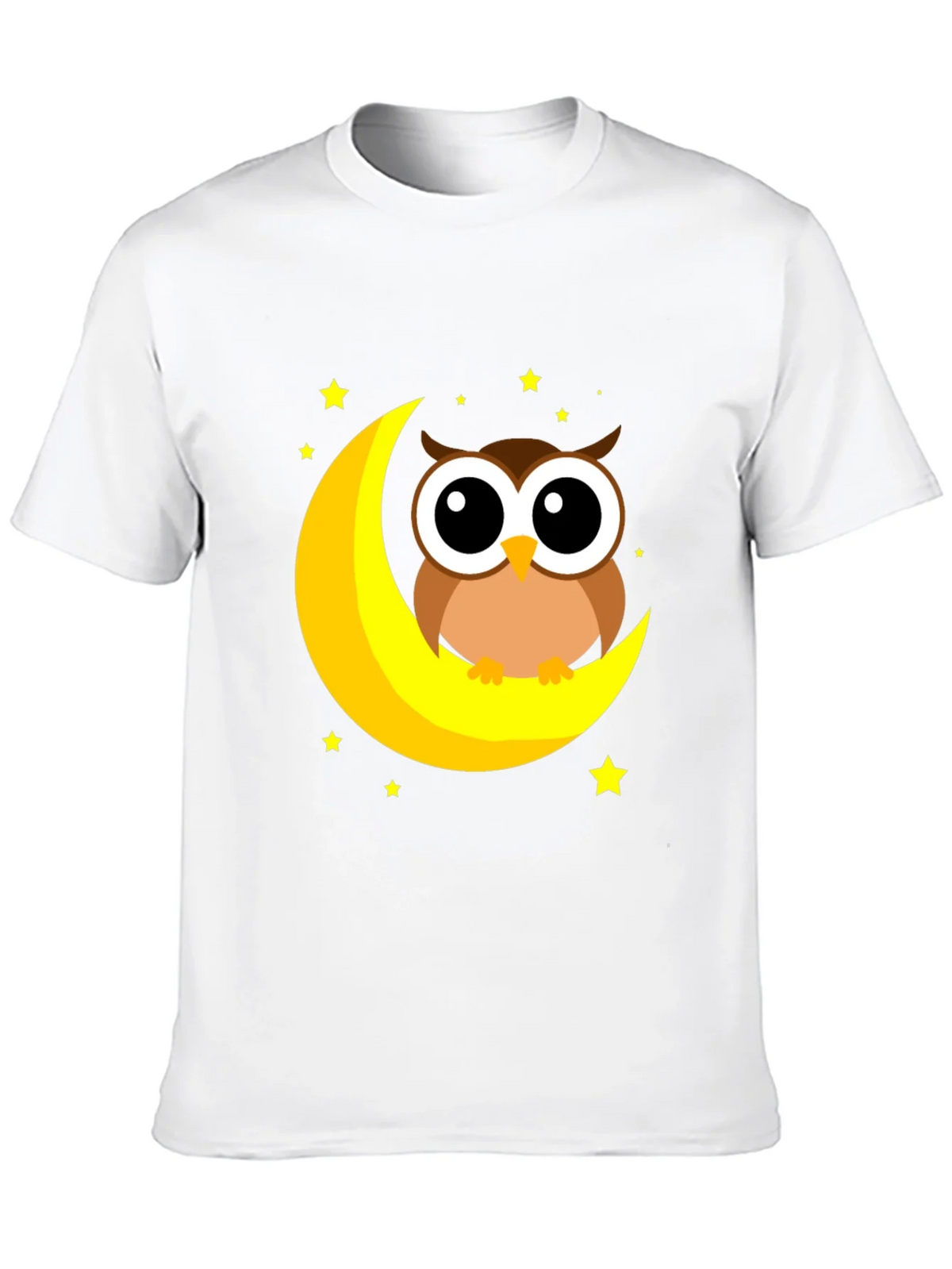 Cute Owl on Moon Graphic Tee product image 9